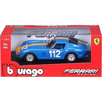 Amazon.com: Bburago 1962 Ferrari 250 GTO 1: 24 Scale Die